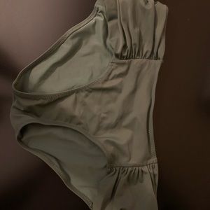 Aerie olive green swim hipster bottom